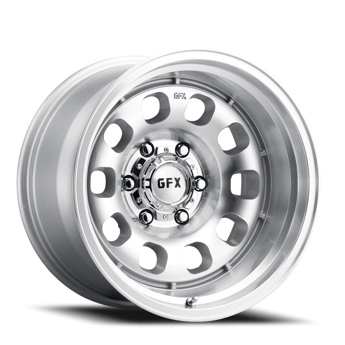 G-FX TR35 17x10 -51 6x139.7mm 106.2mm Machined Silver