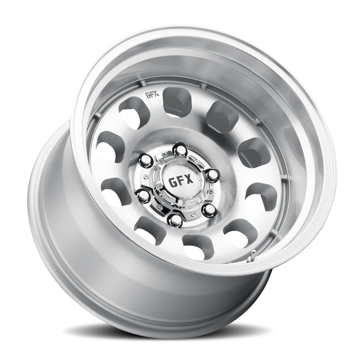 G-FX TR35 17x10 -51 6x139.7mm 106.2mm Machined Silver