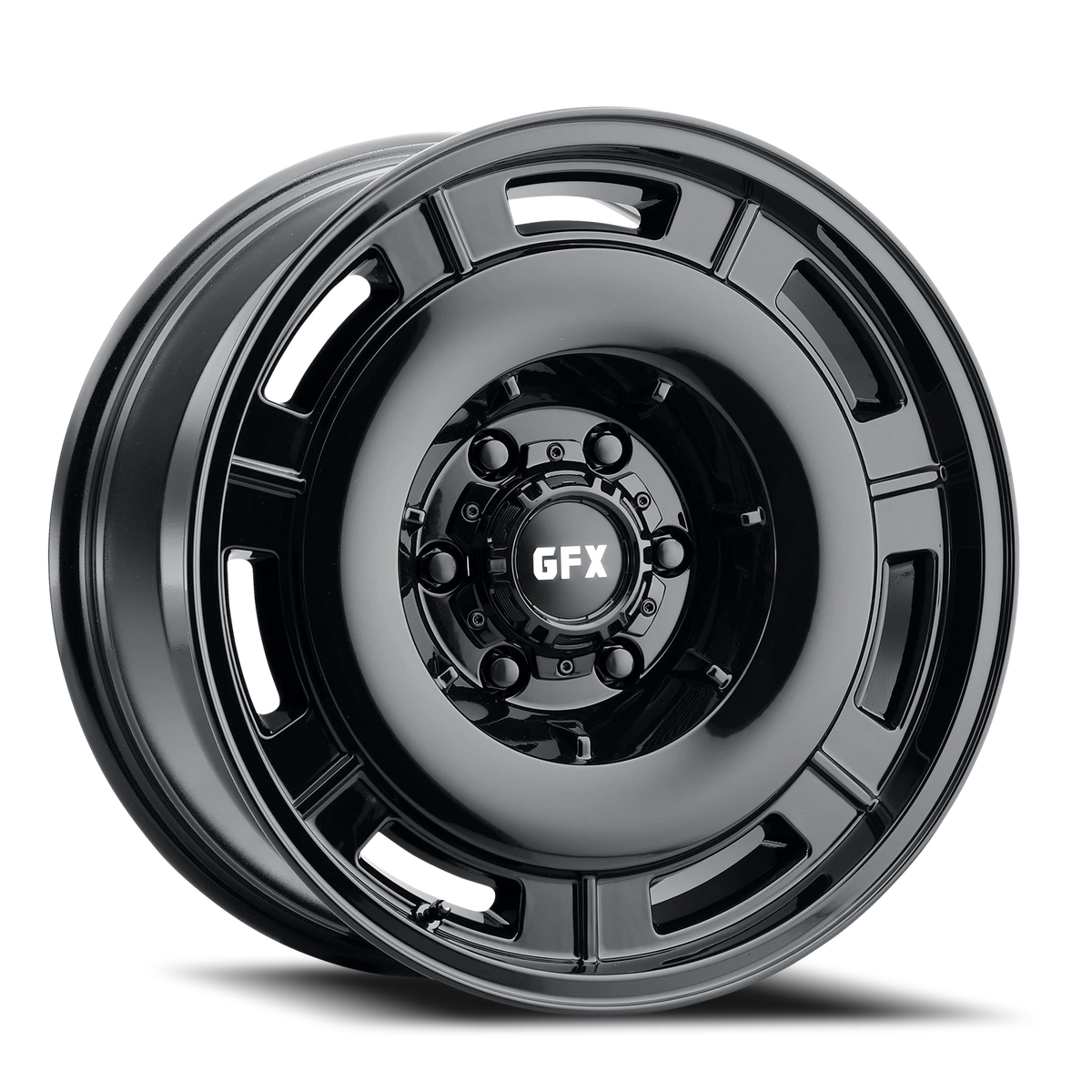 G-FX TR36 17x8.5 +25 6x135mm 95.2mm Gloss Black