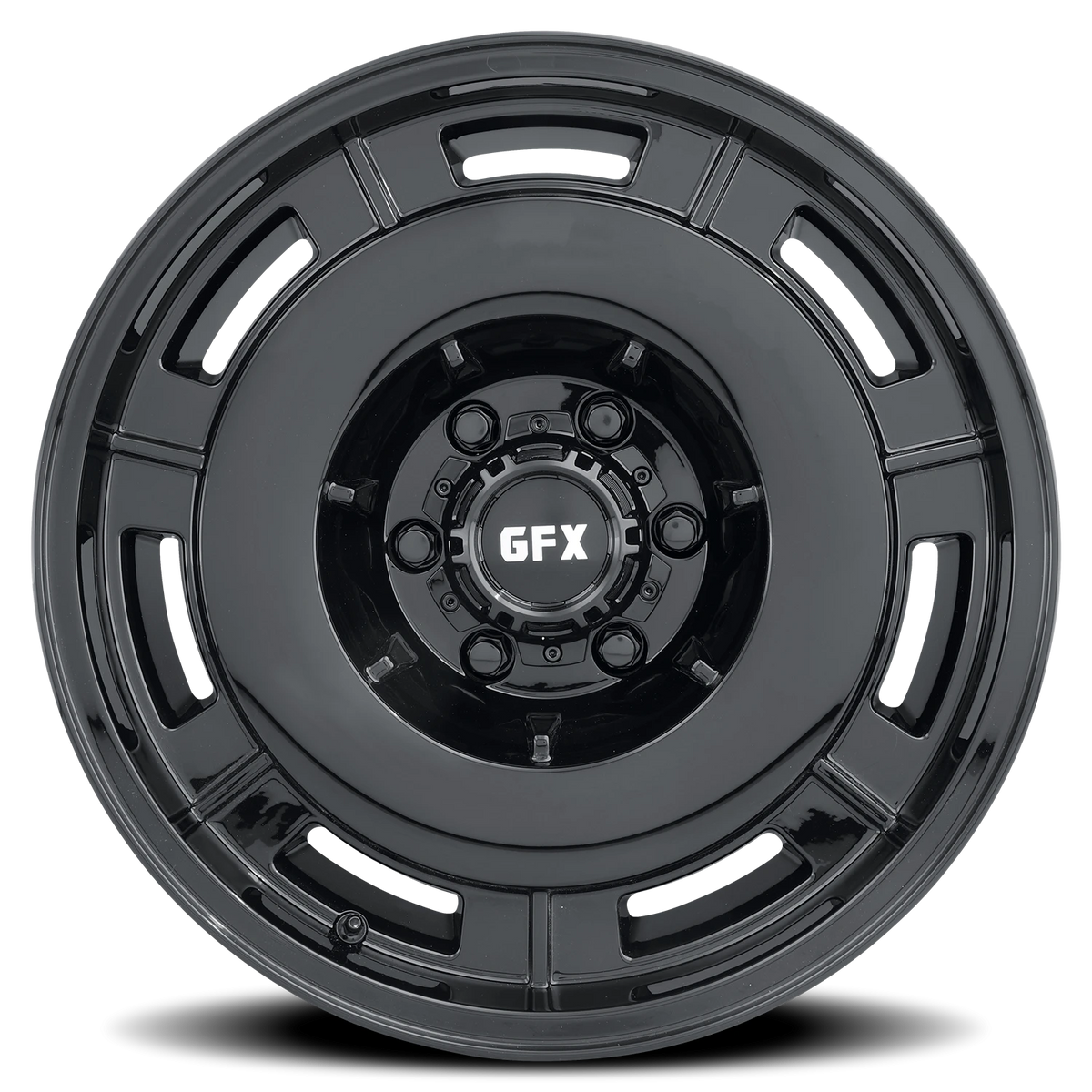 G-FX TR36 17x8.5 +25 6x135mm 95.2mm Gloss Black