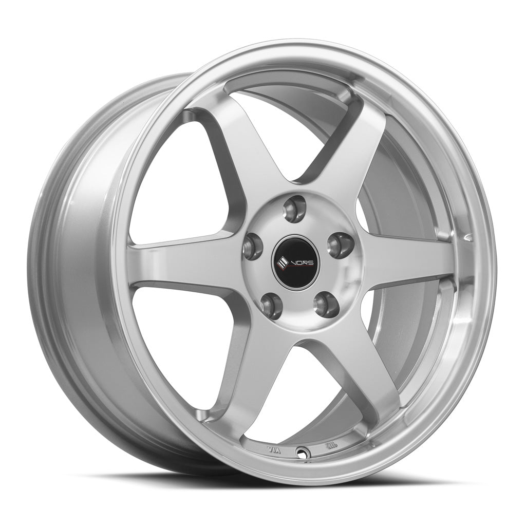 Vors TR37 17x9 30 5x110mm 73.1mm Silver Machined Face