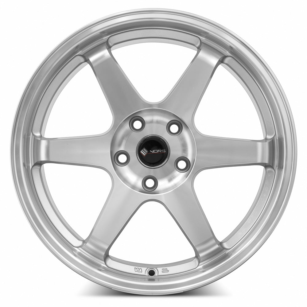 Vors TR37 18x8.5 35 5x120mm 73.1mm Silver Machined Face