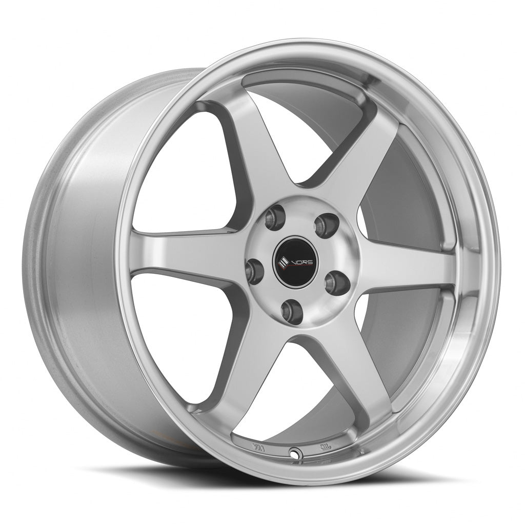 Vors TR37 18x9.5 35 5x114.3mm 73.1mm Silver Machined Face