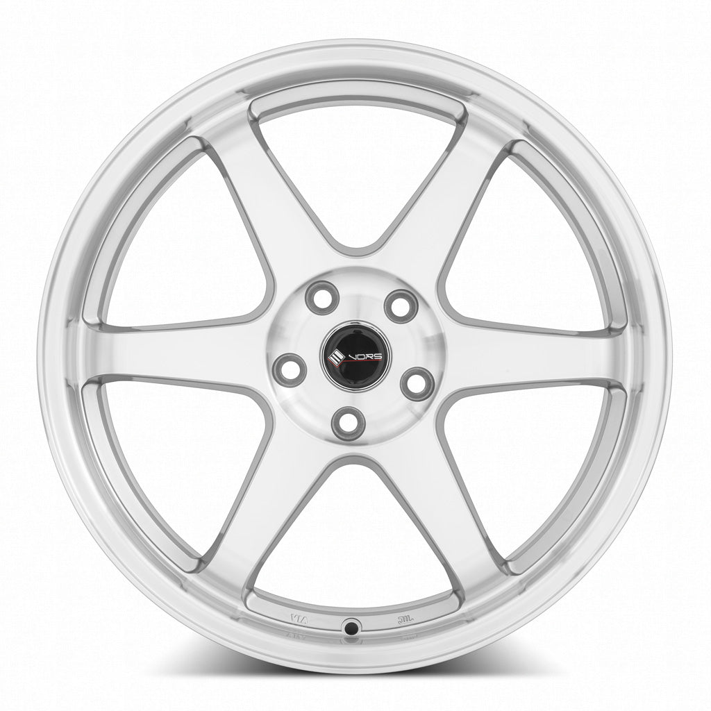 Vors TR37 19x8.5 35 5x108mm 73.1mm Silver Machined Face