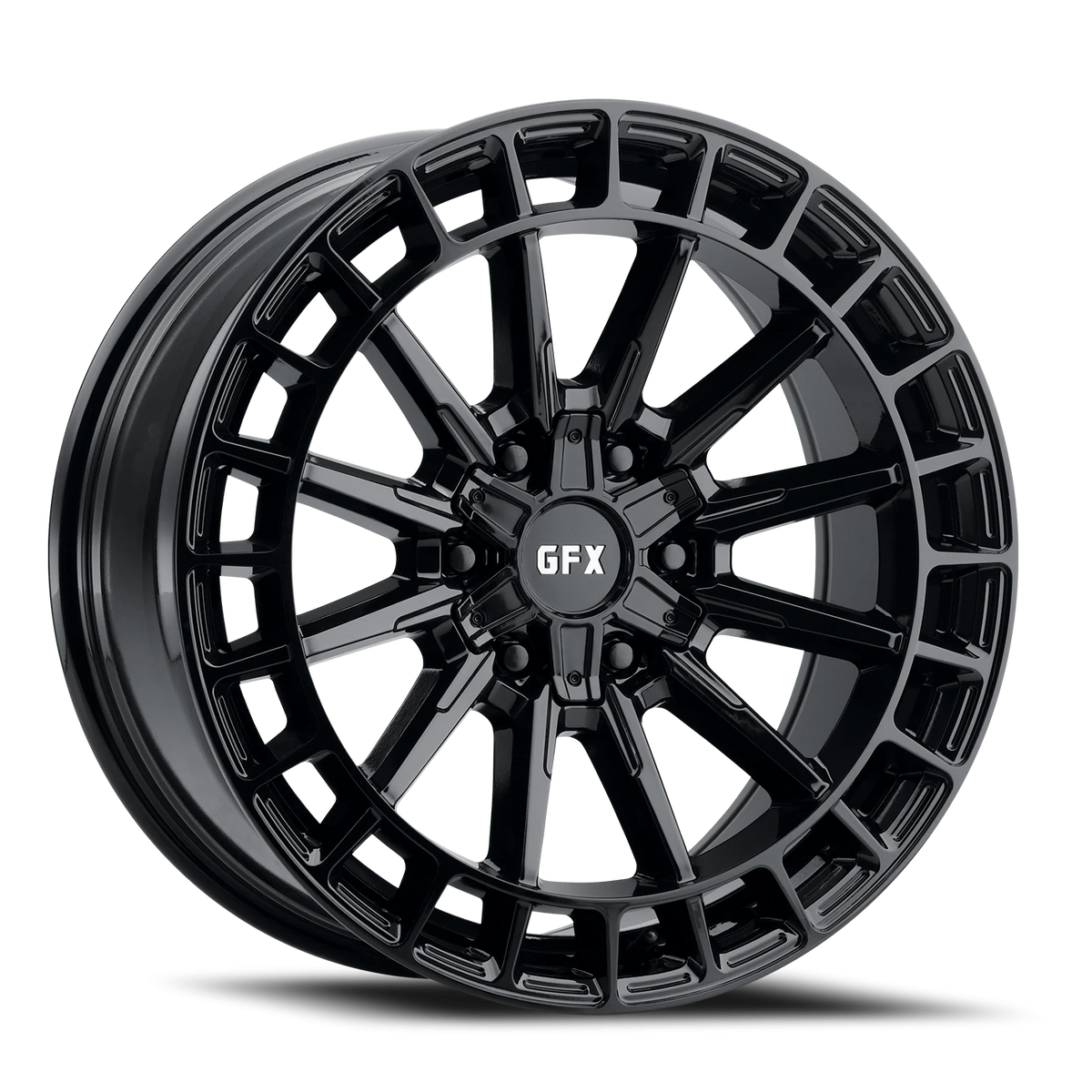 G-FX TR37 17x9 +25 6x120mm 95.2mm Gloss Black