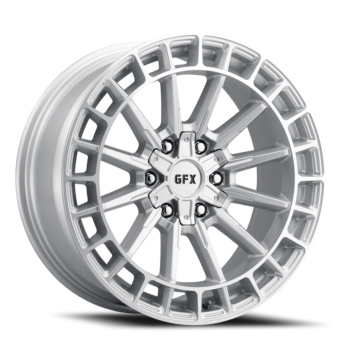 G-FX TR37 18x9 +25 6x135mm 95.2mm Machined Silver