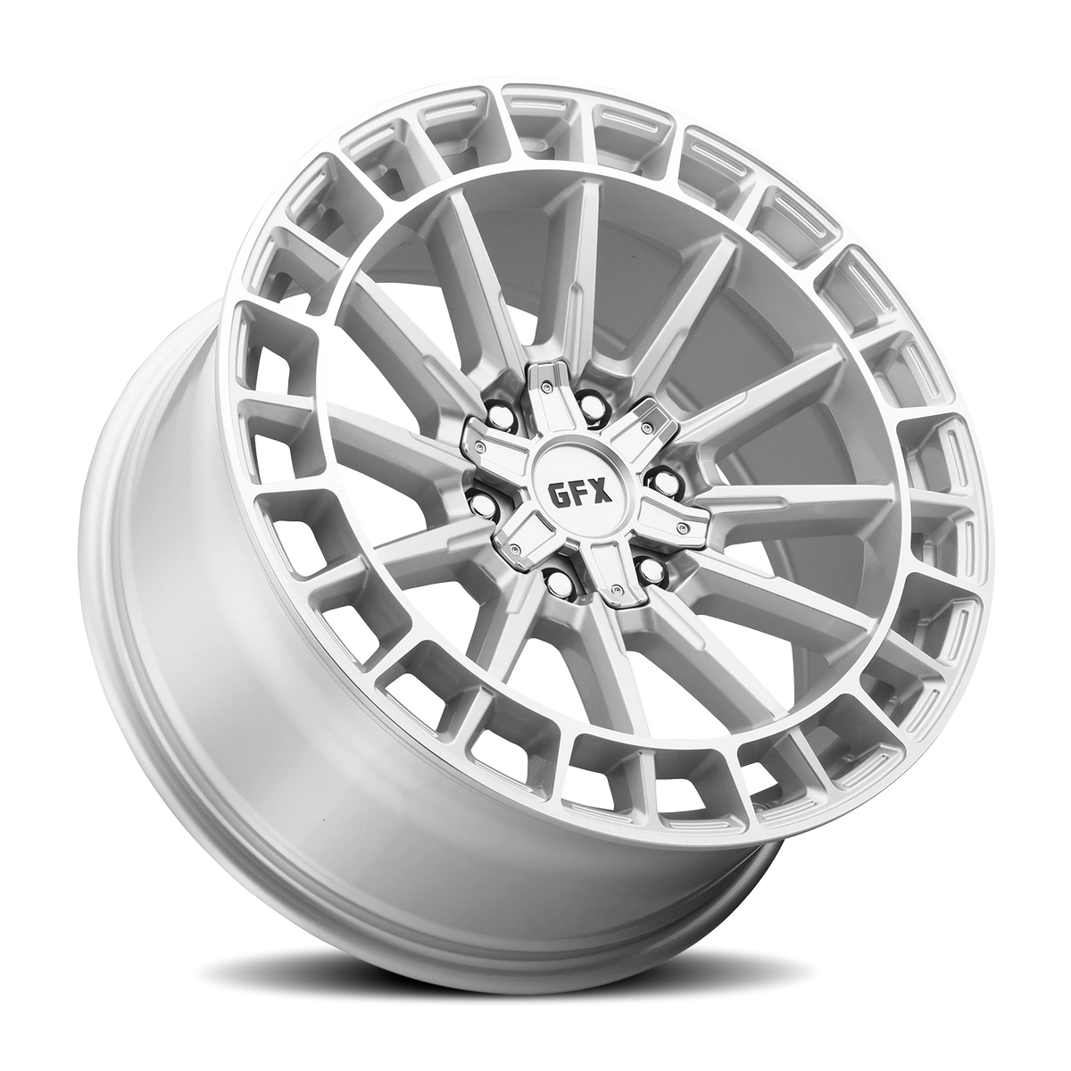 G-FX TR37 18x9 +25 6x135mm 95.2mm Machined Silver