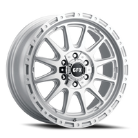 G-FX TR38 18x8.5 +35 6x135mm 95.2mm Machined Silver