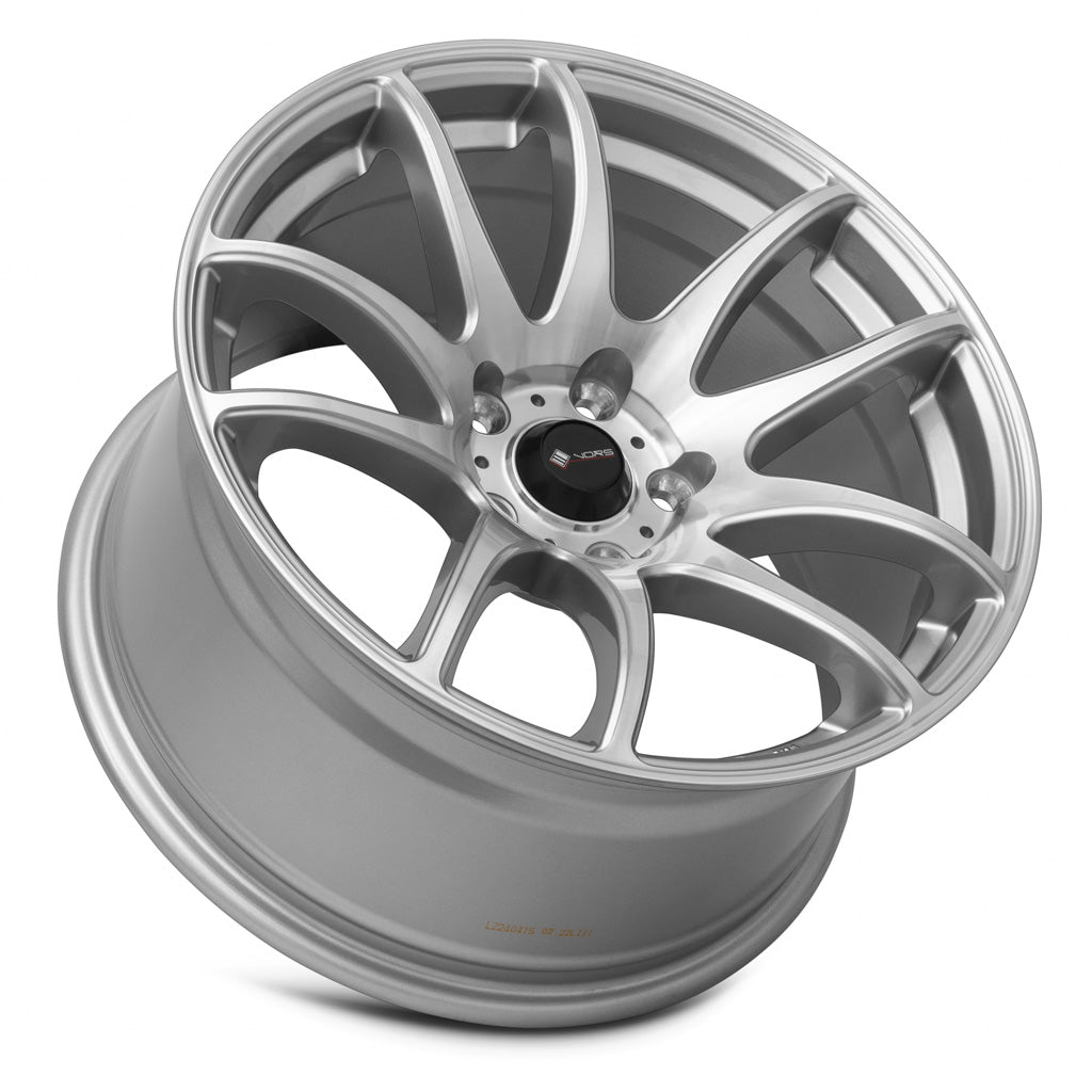 Vors TR4 17x9 30 5x115mm 73.1mm Silver Machined Face