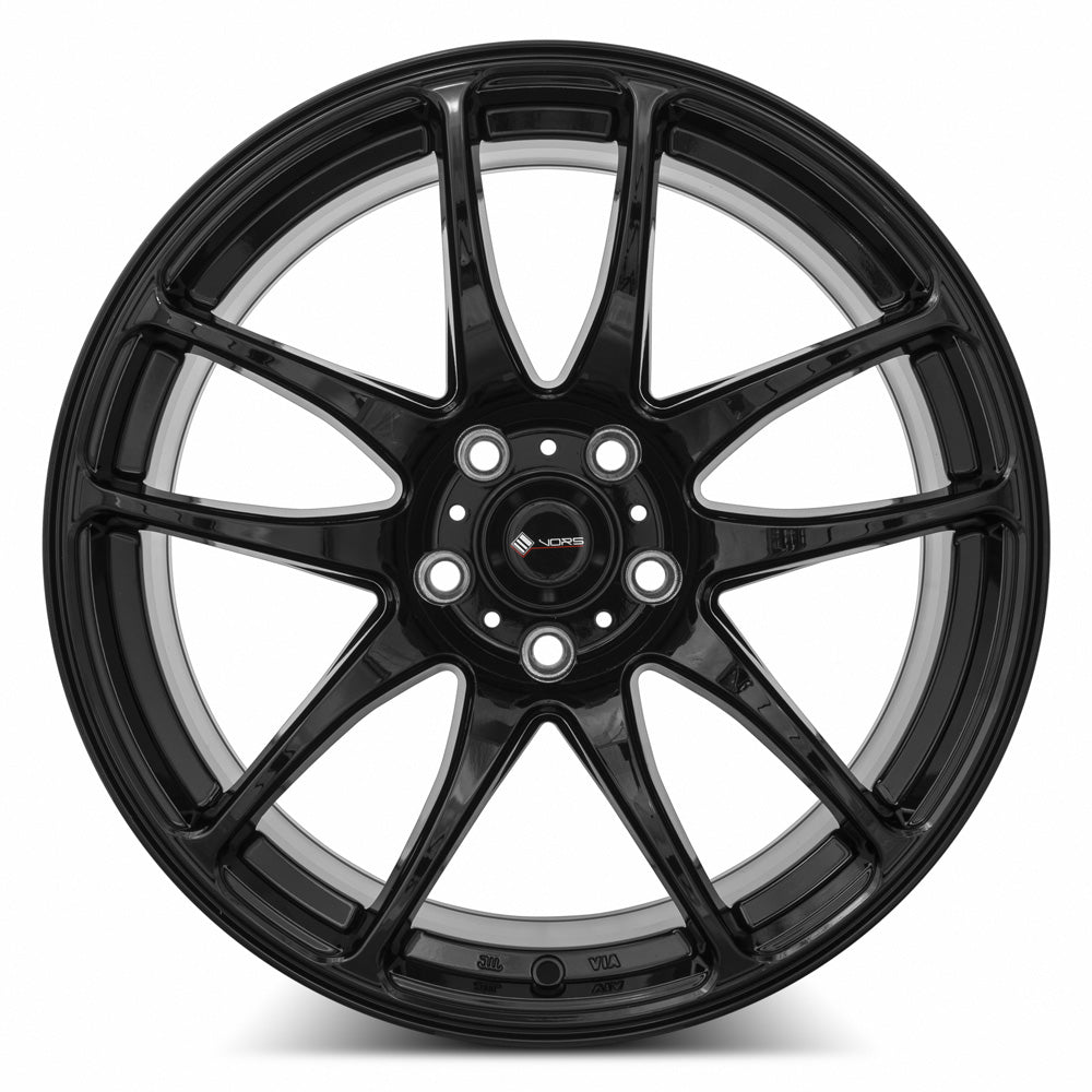 Vors TR4 18x9.5 22 5x114.3mm 73.1mm Gloss Black