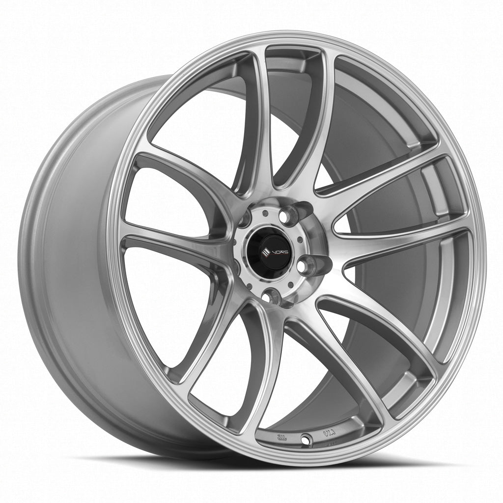 Vors TR4 19x10.5 22 5x114.3mm 73.1mm Silver Machined Face