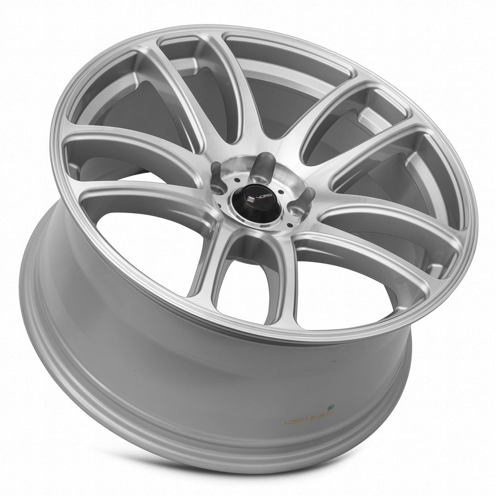 Vors TR4 20x9.5 35 5x114.3mm 73.1mm Silver Machined Face
