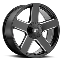 G-FX TR52 20x8.5 +30 6x132mm 93.2mm Gloss Black Milled