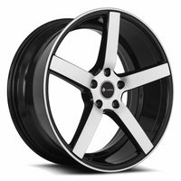 Vors TR5 20x8.5 35 5x115mm 73.1mm Black Machined Face