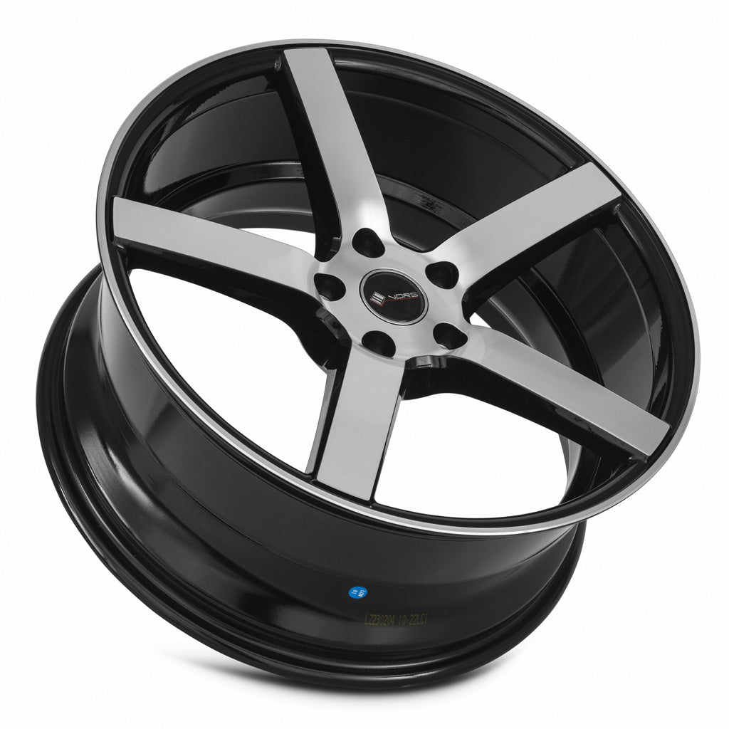 Vors TR5 20x8.5 35 5x120mm 73.1mm Black Machined Face