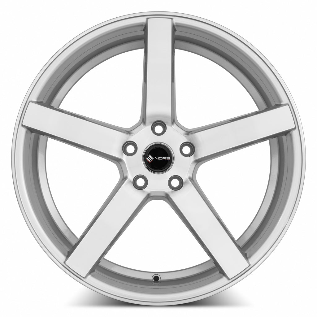 Vors TR5 20x8.5 35 5x120mm 73.1mm Silver Machined Face