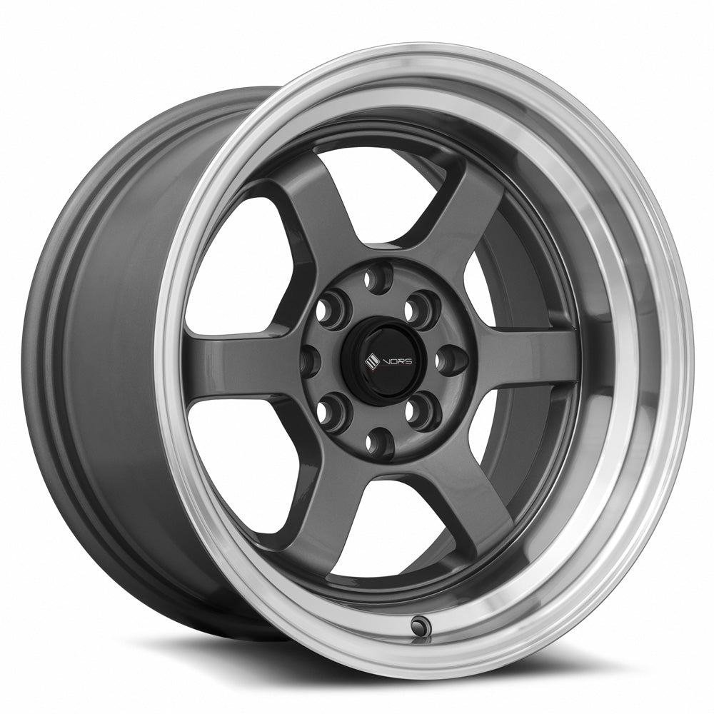 Vors TR7 15x8 0 4x98mm 73.1mm Gun Metal Machine Lip