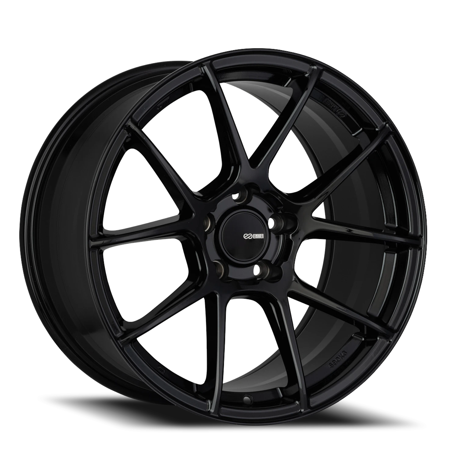 Enkei TS-V BK 17x8 +35 5x114.3mm 72.6mm Gloss Black