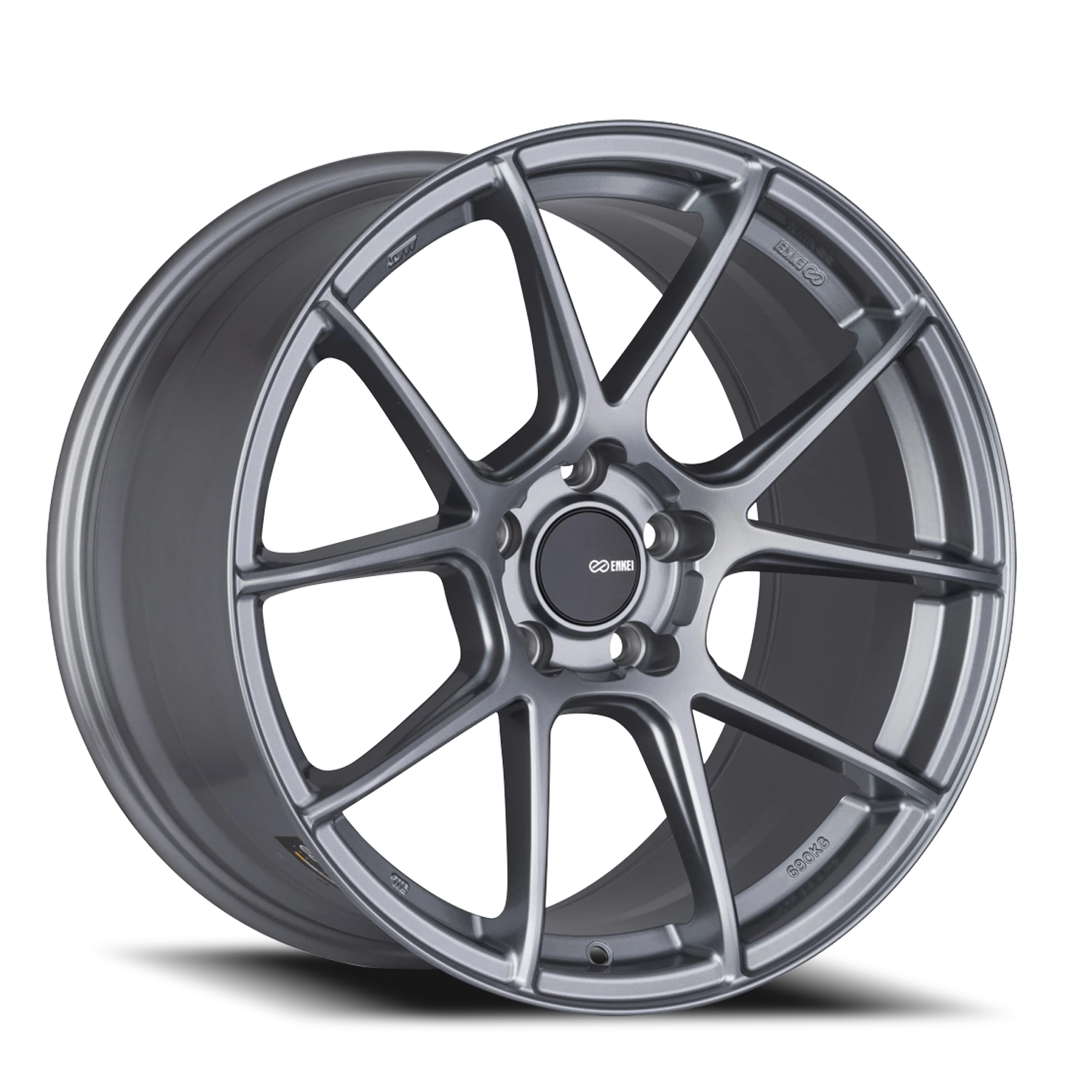 Enkei TS-V GR 18x8.5 +38 5x120mm 72.6mm Storm Gray
