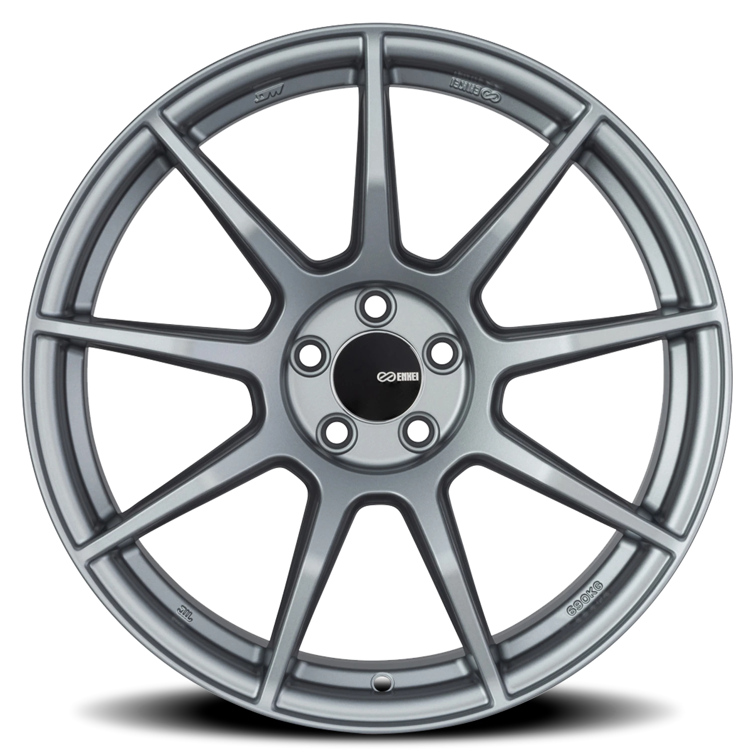 Enkei TS9 GR 17x8 +45 5x112mm 72.6mm Storm Gray