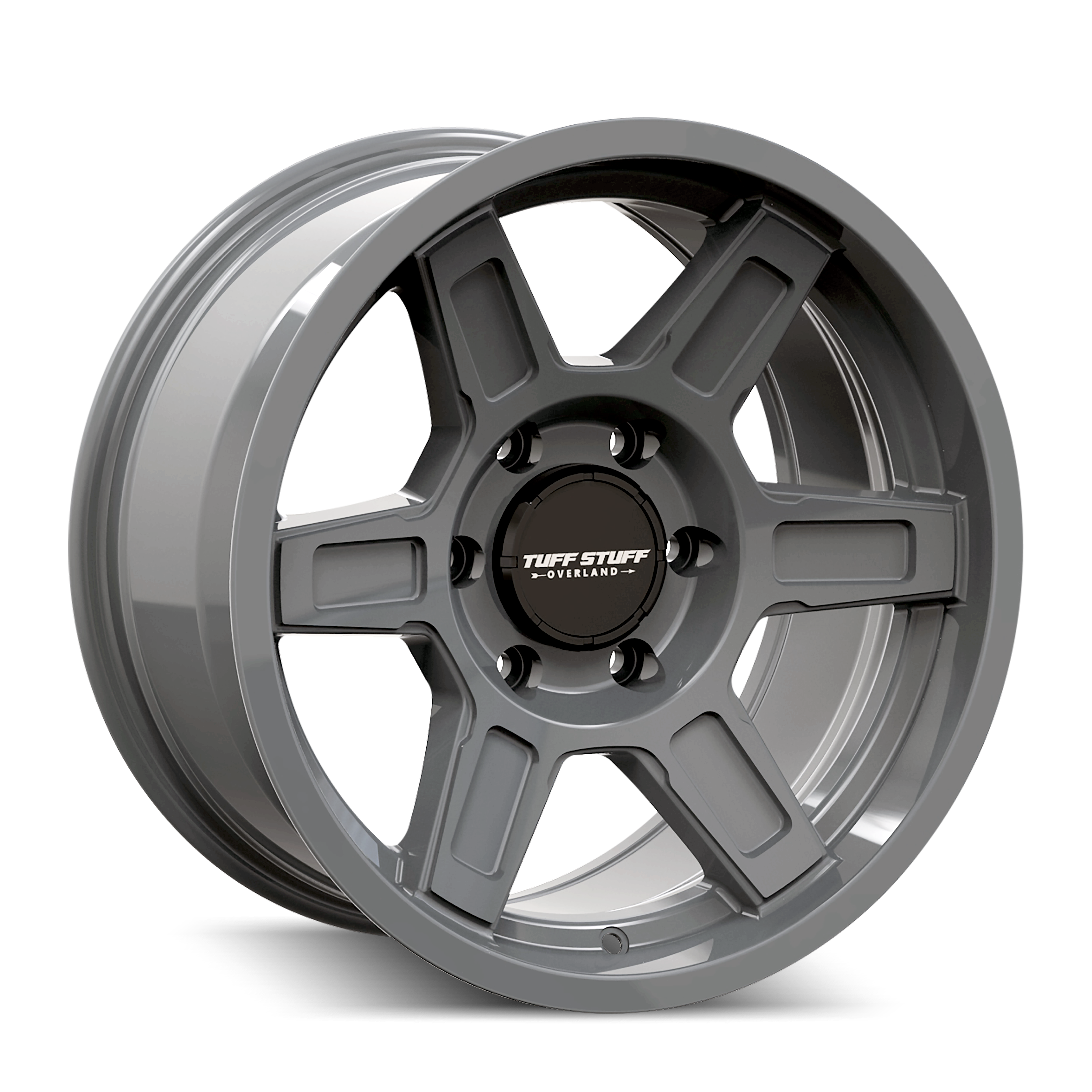 Tuffstuff Ascent TS01 Gloss Grey 17x8.5 6x135 0mm 87.1mm