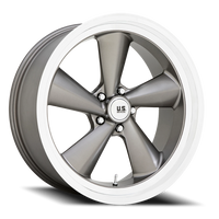 US Mags TS 22x9" 5x127mm 78.1mm CB +15mm Anthracite Diamond Cut Lip