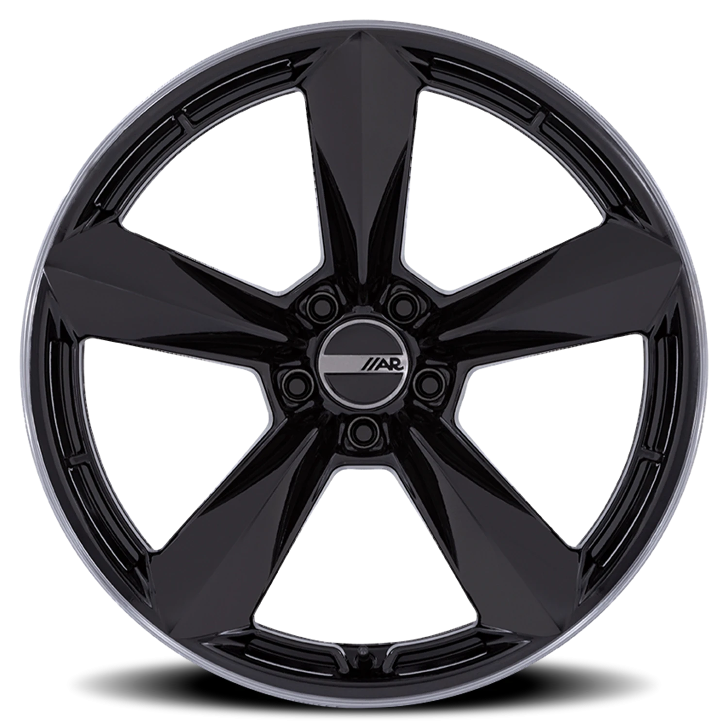 American Racing TTF 20x11" 5x114.3mm 72.56mm CB +50mm Gloss Black Double Dark Tint Lip