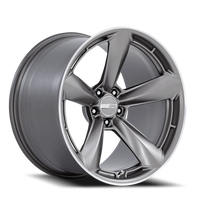 American Racing TTF 20x11" 5x120mm 74.1mm CB +43mm Matte Anthracite Machined Lip