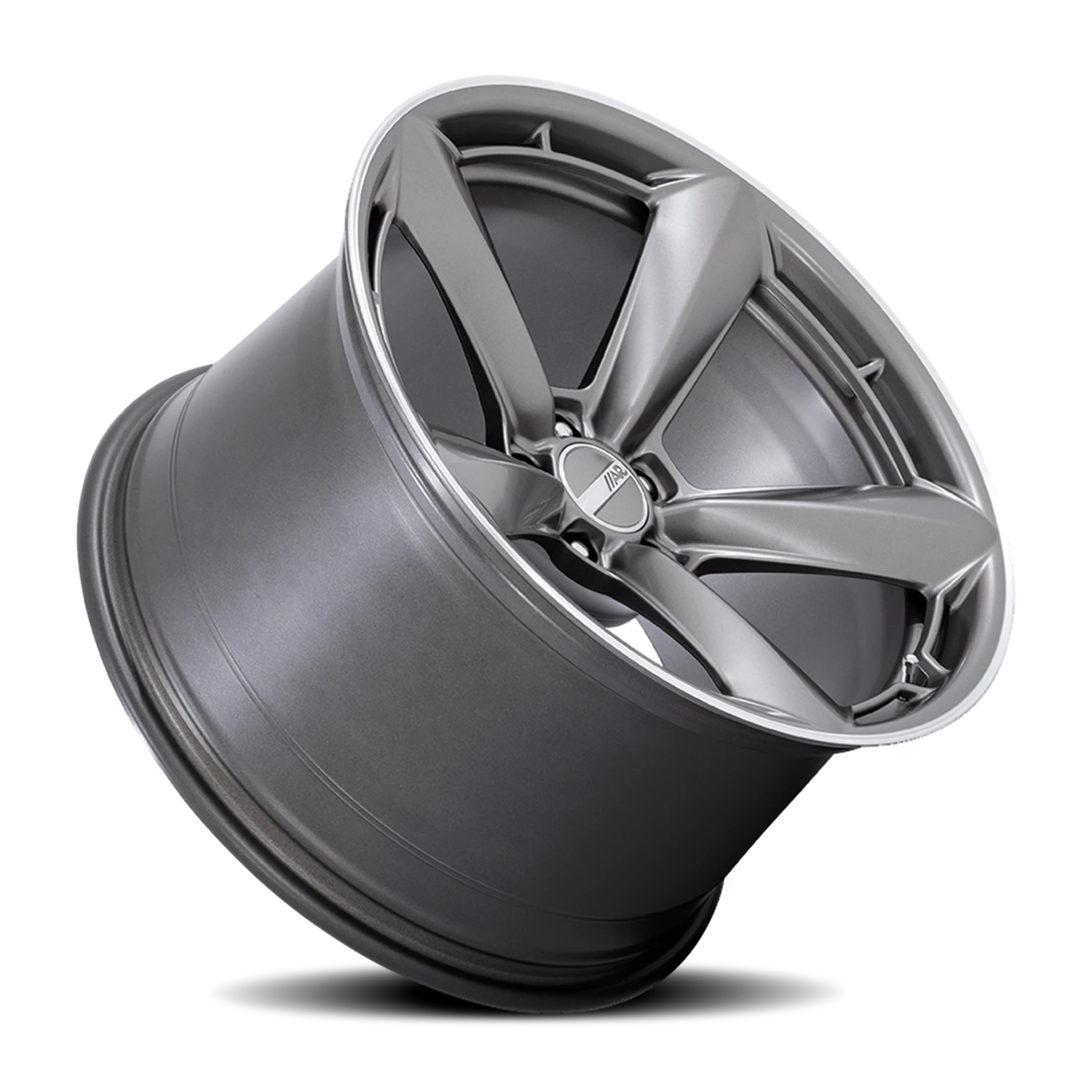 American Racing TTF 20x12" 5x115mm 72.56mm CB +6mm Matte Anthracite Machined Lip