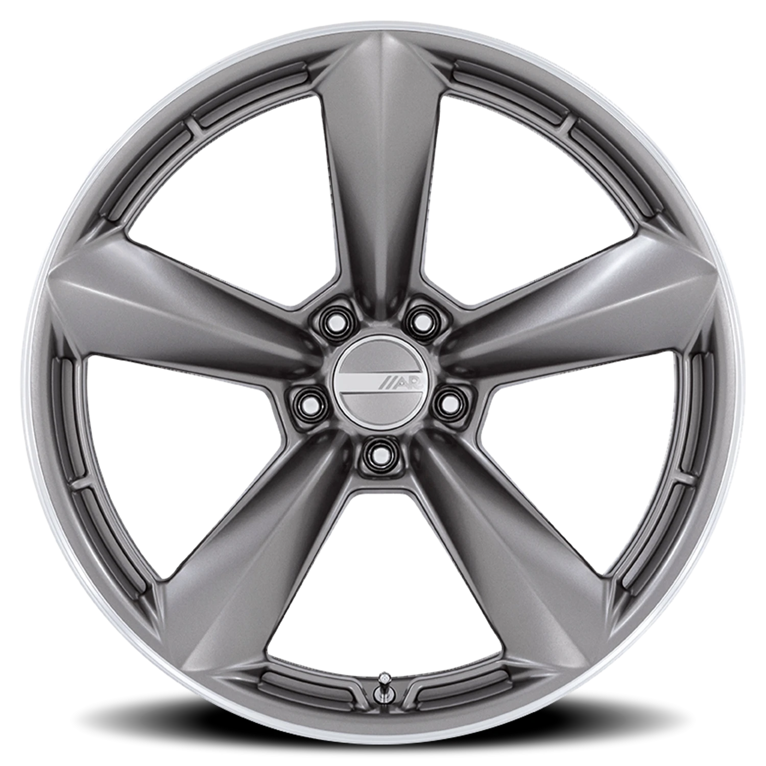 American Racing TTF 20x12" 5x115mm 72.56mm CB +6mm Matte Anthracite Machined Lip