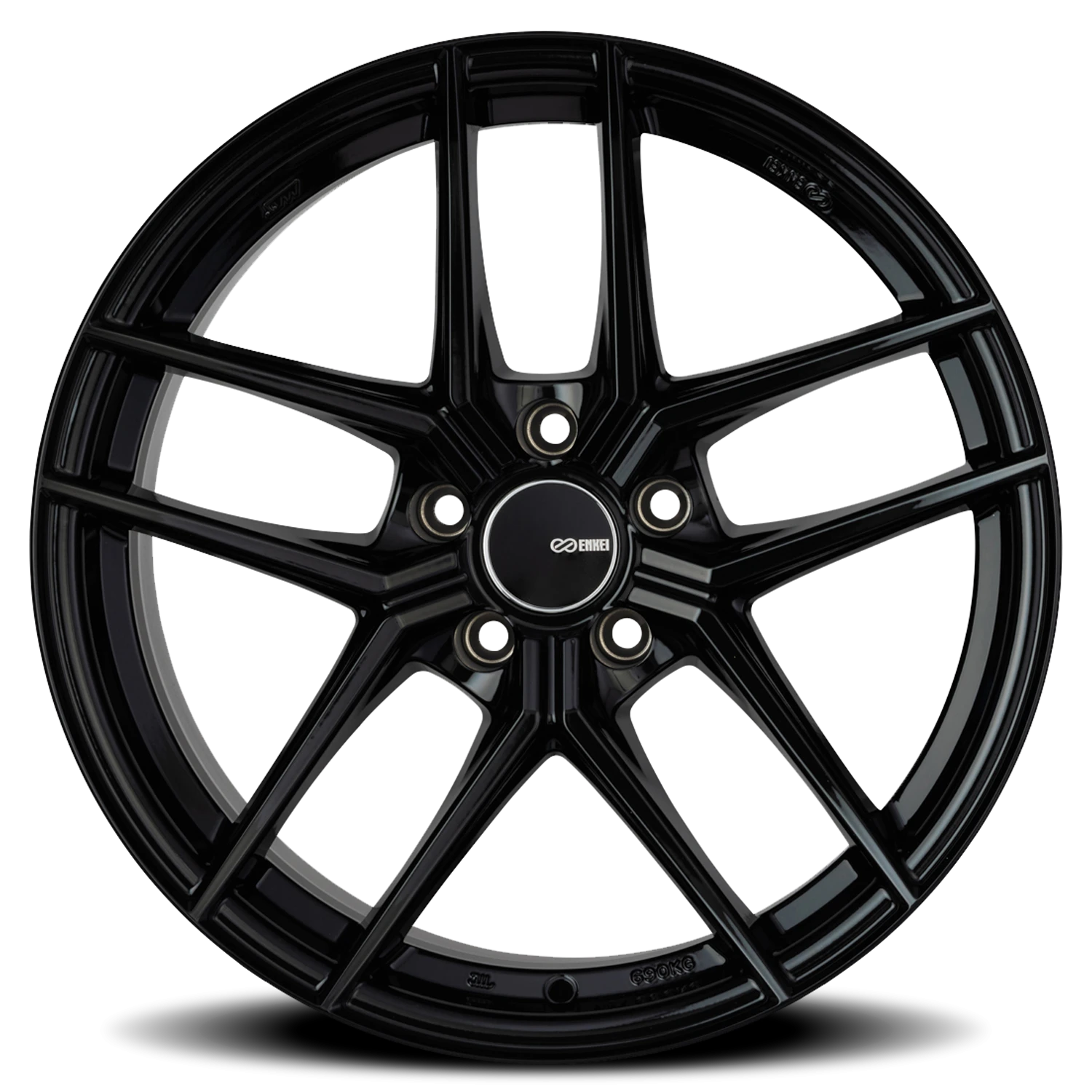 Enkei TY-5 BK 19x9.5 +15 5x114.3mm 72.6mm Gloss Black