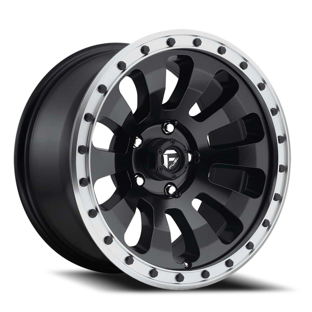 Fuel Tactic 17x9 -12 5x127mm 78.1mm Matte Black Machined