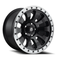 Fuel Tactic 20x9 +1 6x139.7mm 108mm Matte Black Machined