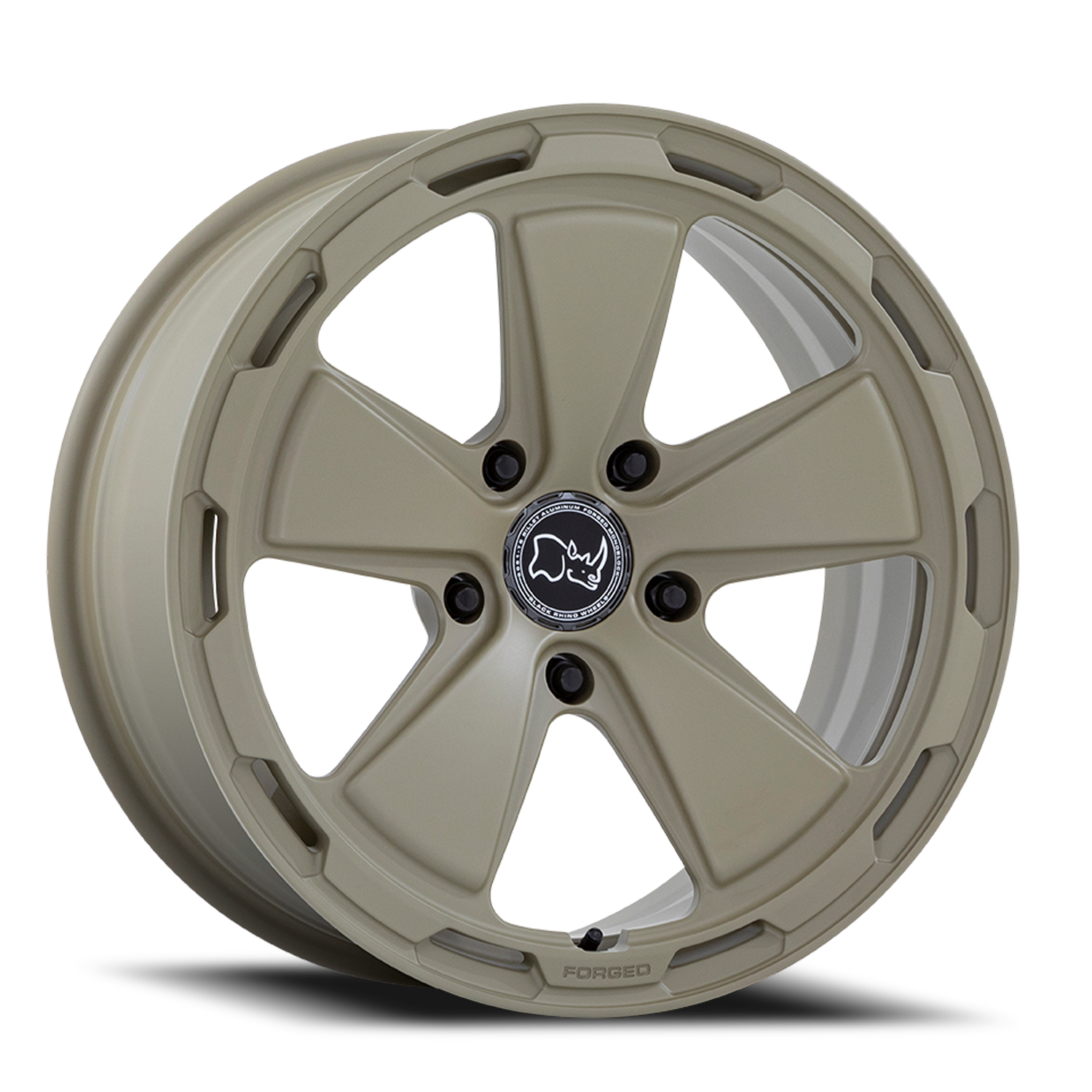 Black Rhino Taiga Forged 18x8" 5x130mm 71.6mm CB +20mm Matte Stone Gray