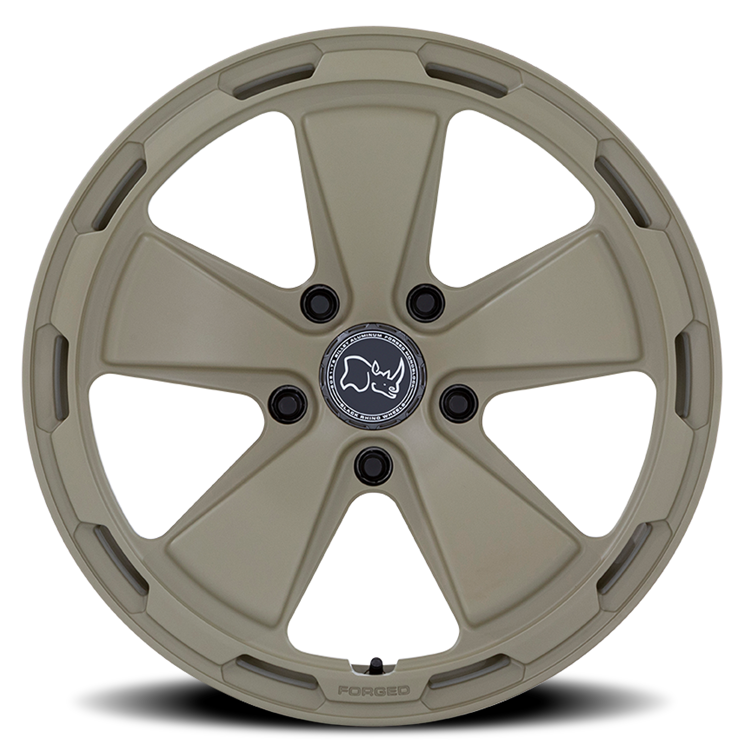 Black Rhino Taiga Forged 18x8" 5x130mm 71.6mm CB +20mm Matte Stone Gray