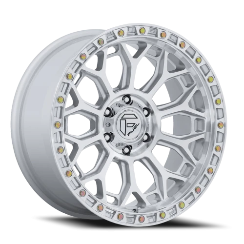 Fuel Talon 20x9 +20 6x139.7mm 106.1mm Gloss Silver Machined Face