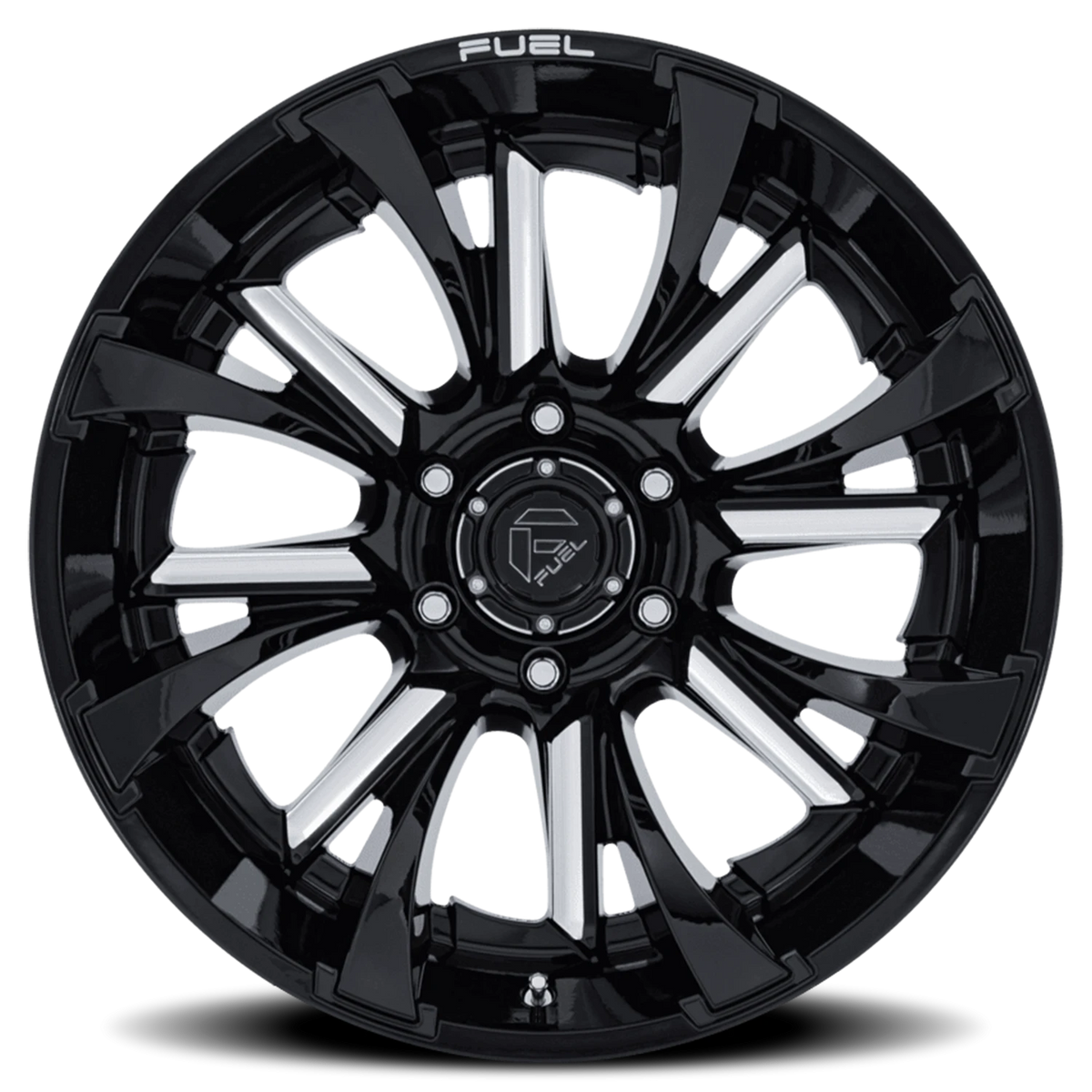 Fuel Tantrum 20x10 -18 5x127mm 71.5mm Gloss Black Milled