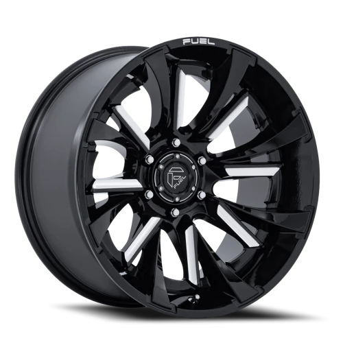 Fuel Tantrum 20x10 -18 8x165.1mm 125.1mm Gloss Black Milled