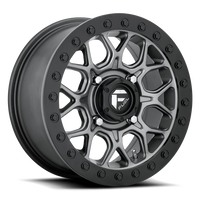 Fuel Tech Beadlock UTV 15x7" 4x156mm 132mm CB +38mm Matte Gunmetal Black Bead Ring