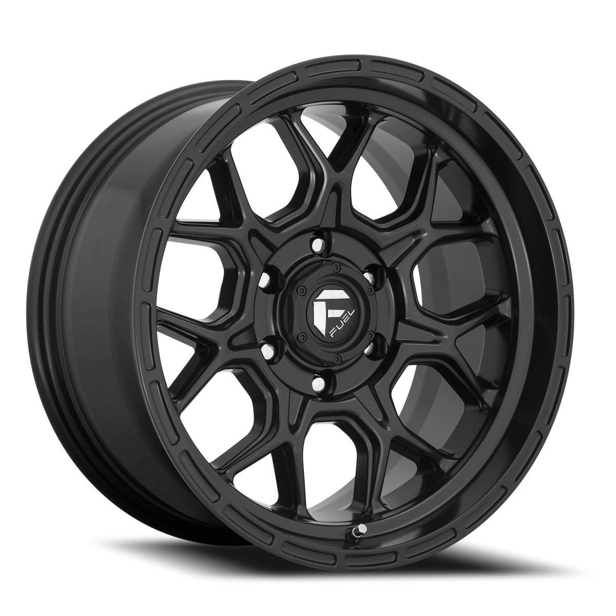 Fuel Tech 17x9 +1 6x135mm 87.1mm Matte Black