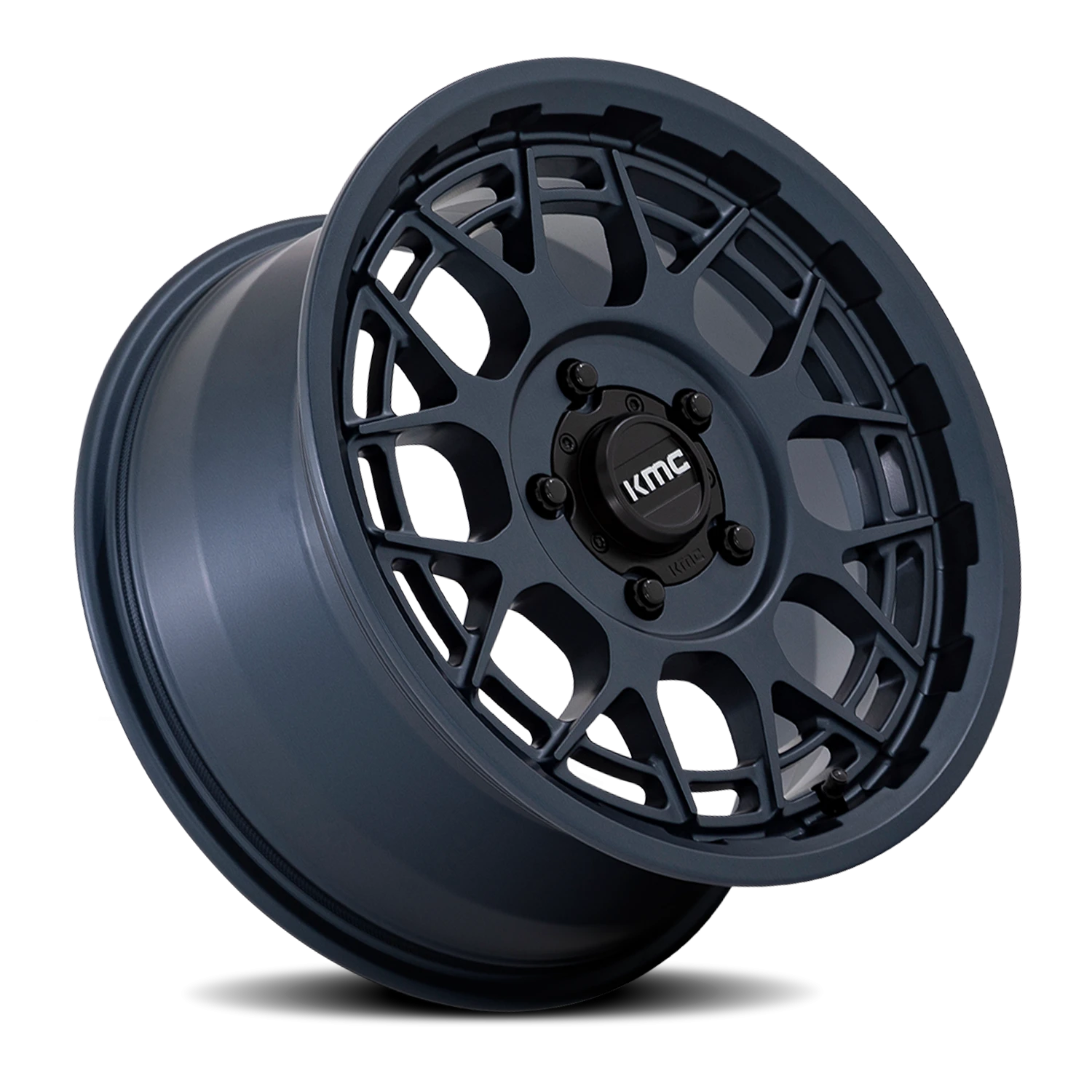 KMC Technic UTV 15x7" 4x156mm 115.1mm CB +38mm Metallic Blue