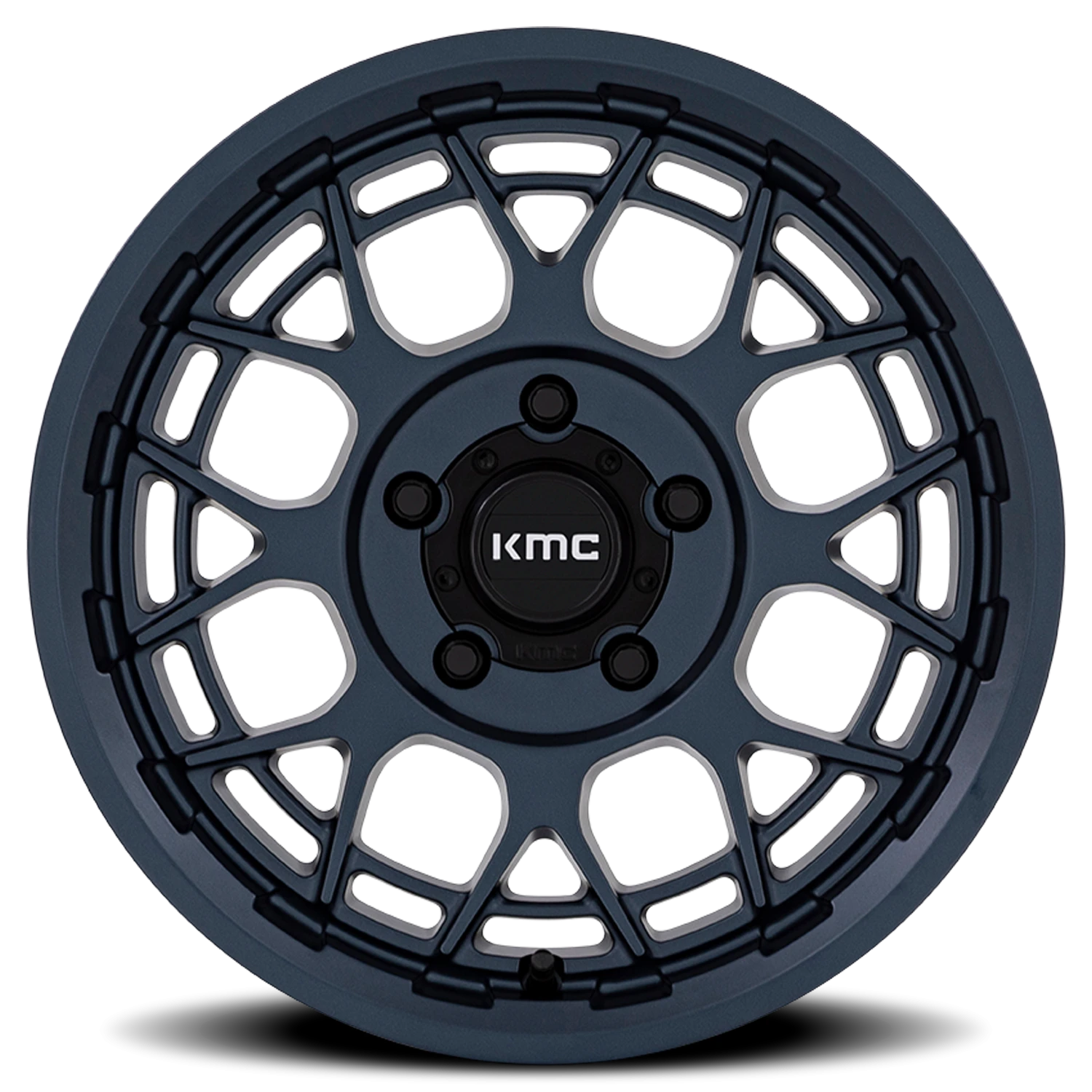 KMC Technic UTV 15x7" 4x156mm 115.1mm CB +38mm Metallic Blue