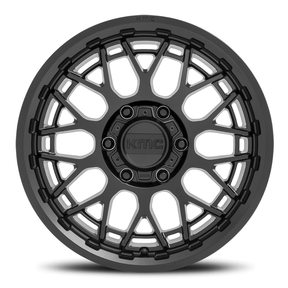 KMC Technic 17x8.5" 6x139.7mm 106.1mm CB 0mm Satin Black