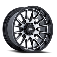 Moto Metal Tekton 20x10" 5x127mm 71.5mm CB -18mm Gloss Black Machined Face