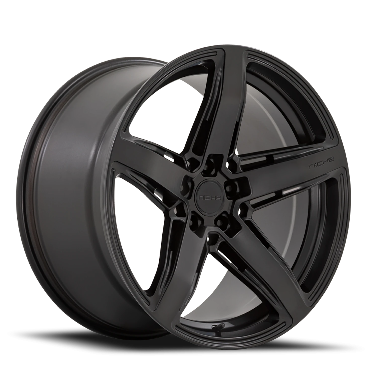 Niche Teramo 20x9" 5x107.95mm 63.36mm CB +38mm Matte Black
