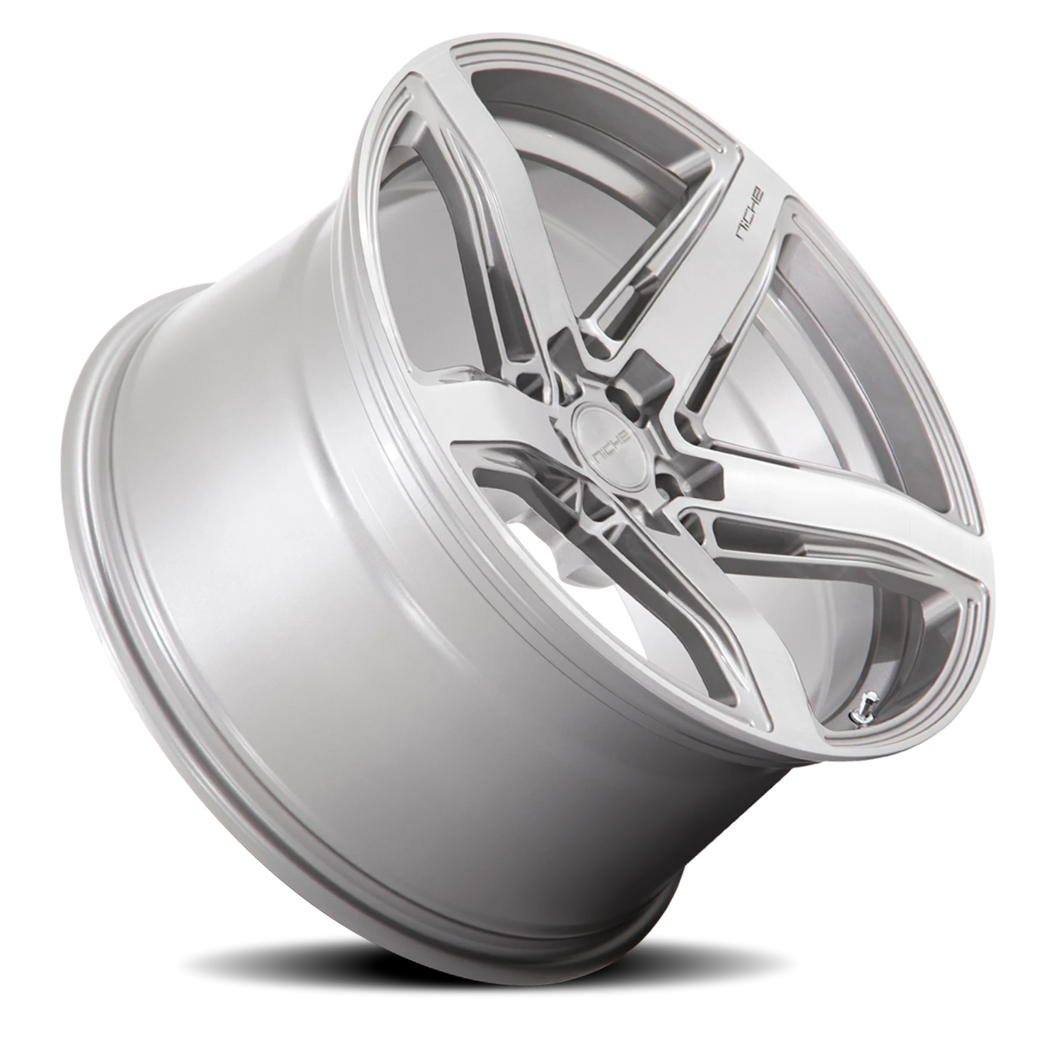 Niche Teramo 20x9.5" 5x112mm 66.56mm CB +32mm Anthracite Brushed-Clear Tint