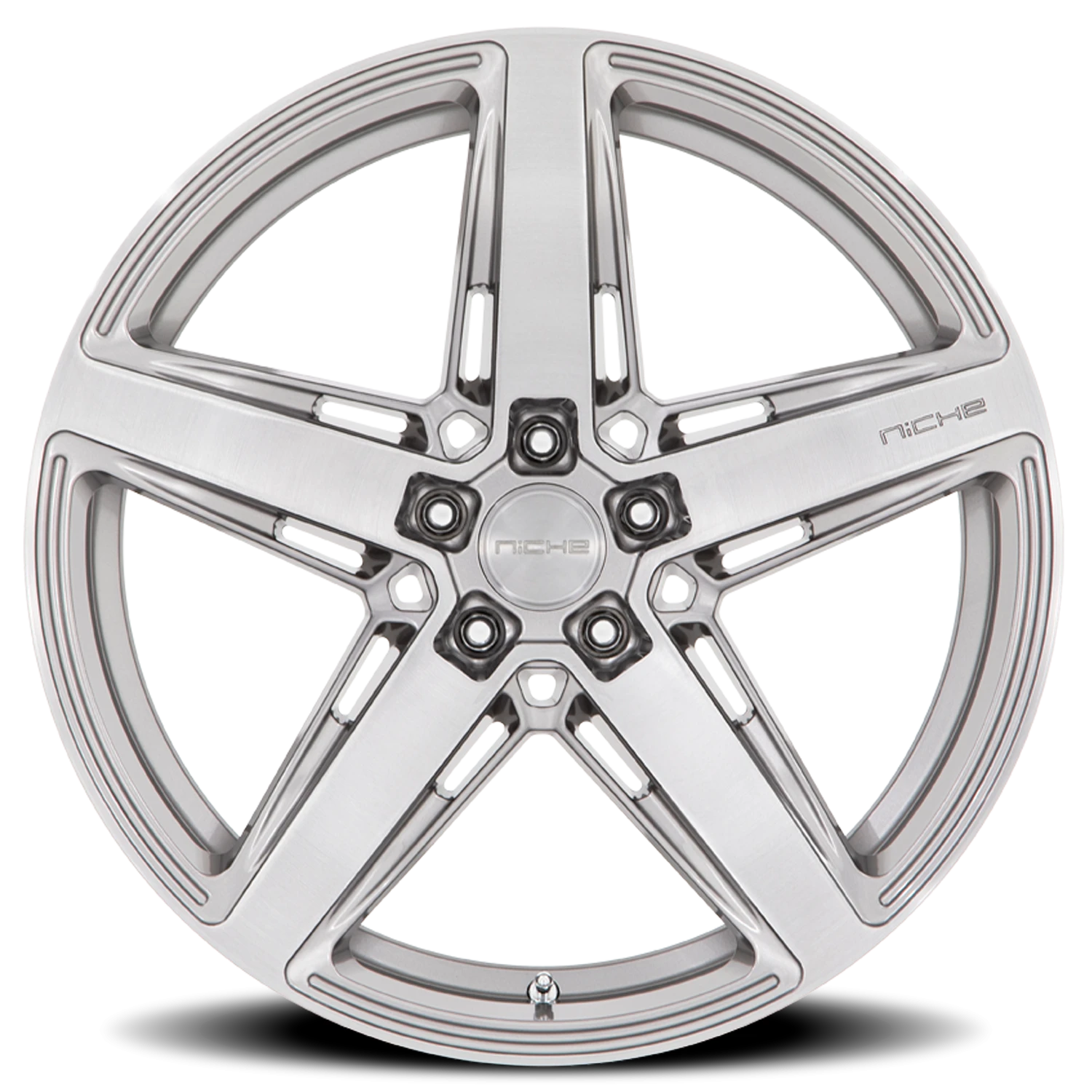 Niche Teramo M270 20x10.5 +40 5x114.3mm 72.56mm Anthracite Brushed-Clear Tint