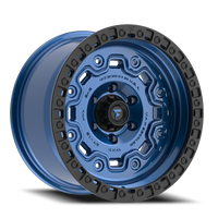 Fittipaldi Offroad Terra Series 17x9" 6x139.7mm 106.2mm CB -12mm Gloss Blue Black Ring