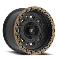 Fittipaldi Offroad Terra Series 20x9" 5x127mm 71.5mm CB 0mm Satin Black Bronze Ring