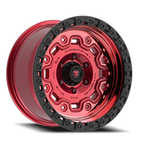 Fittipaldi Offroad Terra Series 17x9" 6x135mm 87.1mm CB -12mm Machined Red Tint Black Ring